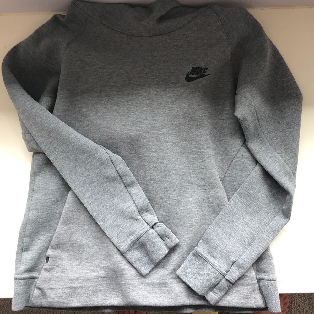 Gray bike hoodie